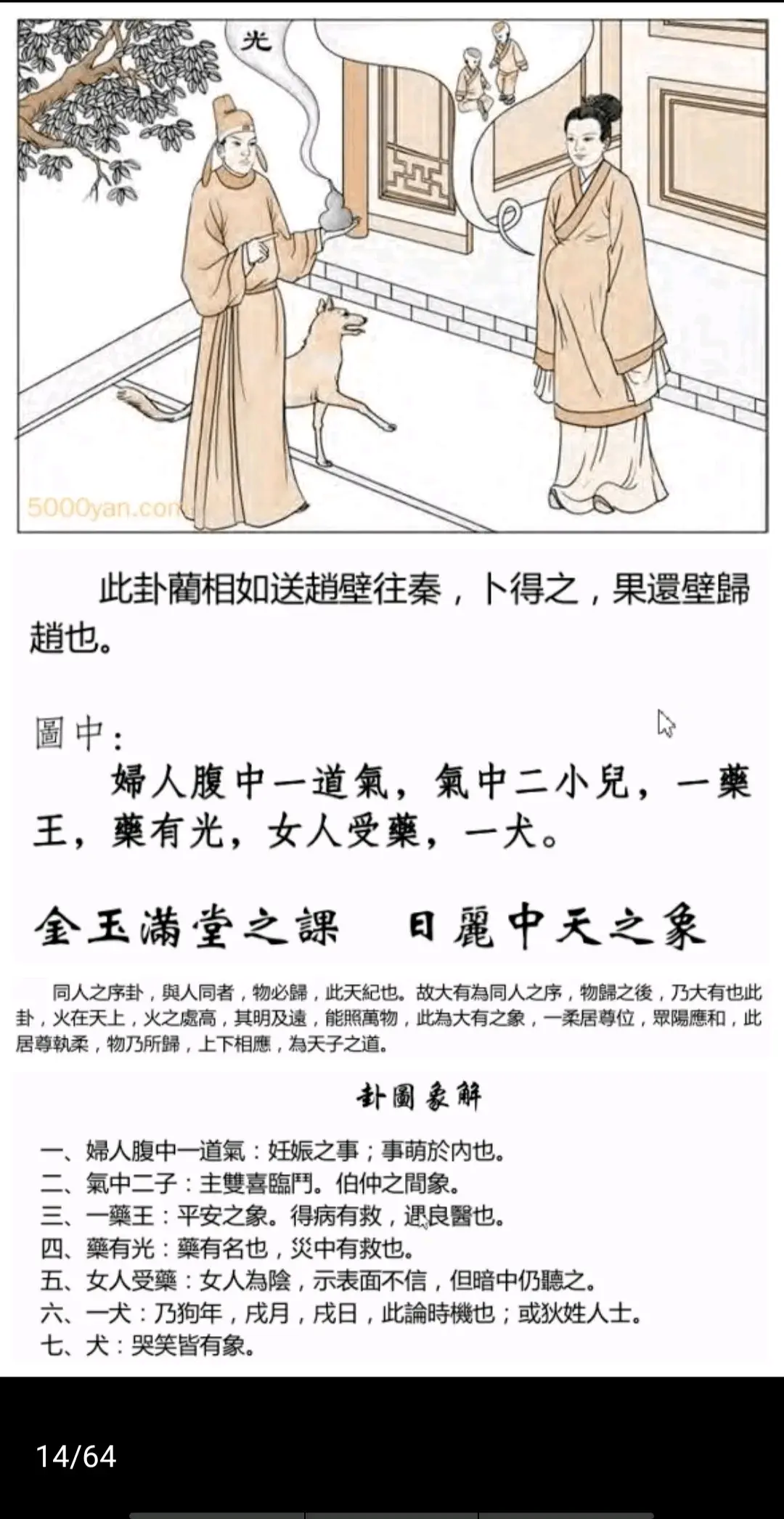 火天大有卦《断易天机》卦图