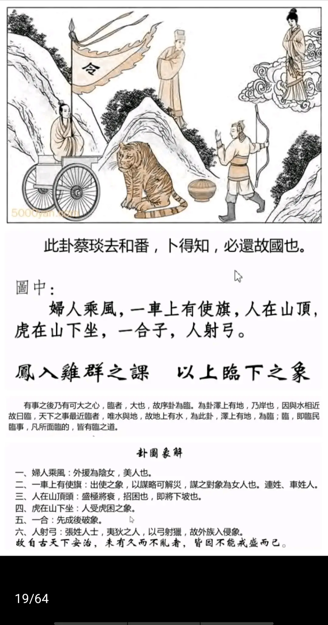 地泽临卦《断易天机》卦图