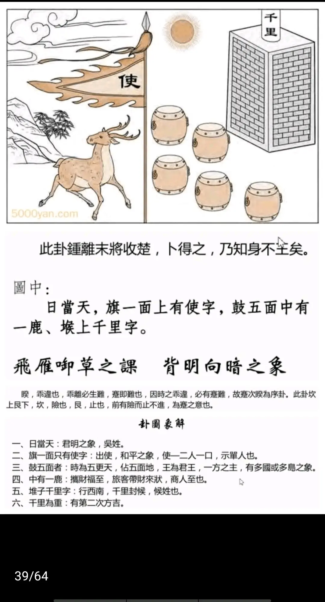水山蹇卦《断易天机》卦图