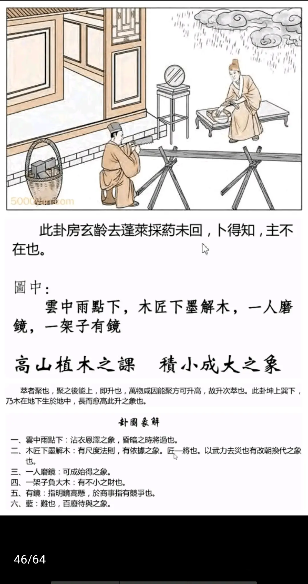 地风升卦《断易天机》卦图