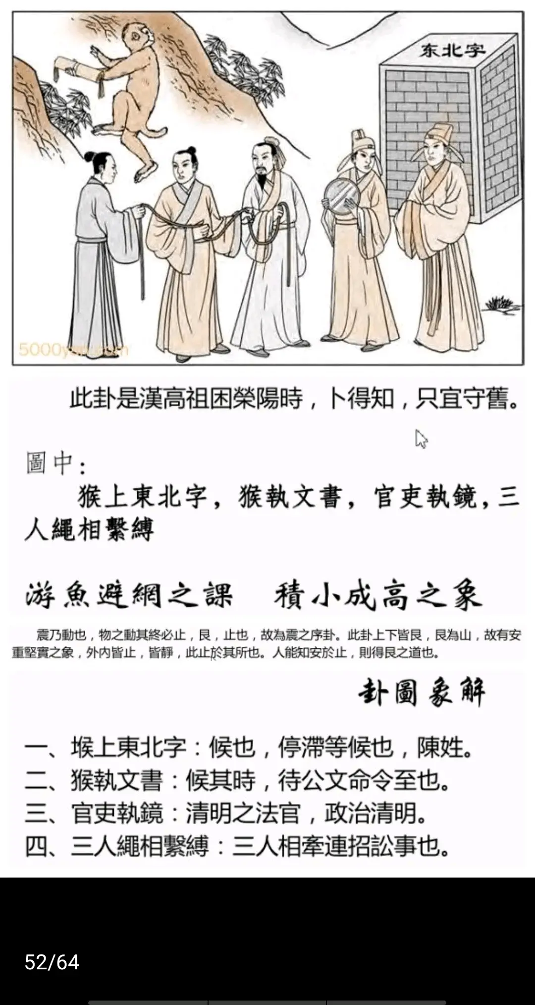艮为山卦《断易天机》卦图