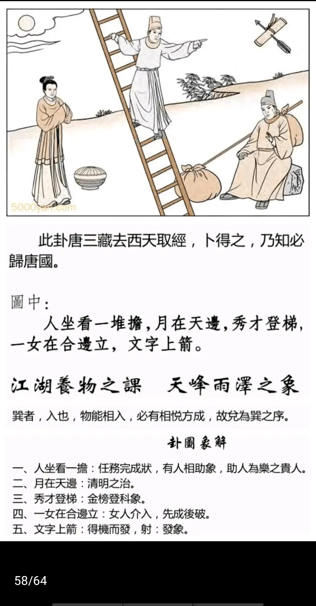 兑为泽卦《断易天机》卦图