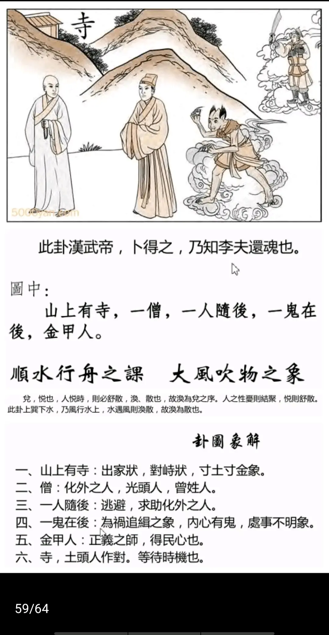 风水涣卦《断易天机》卦图